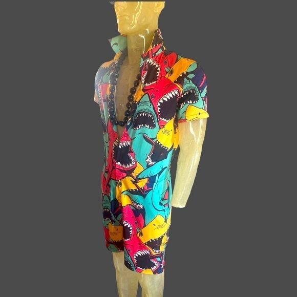 Shark Attack Romper - Picture 4 of 12